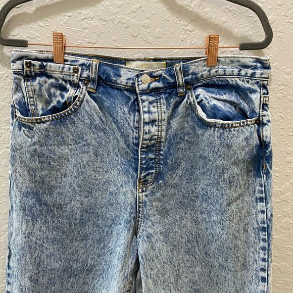Happy X Nature Acid Wash High-Rise Strasight Jeans Sz 30 - Picture 2 of 11